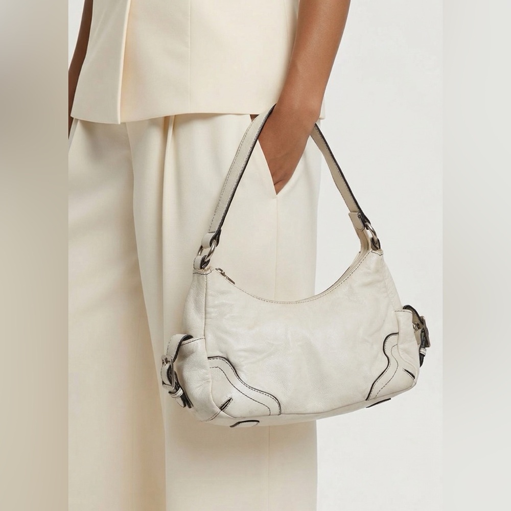 Wilsons Leather Cream Shoulder Bag